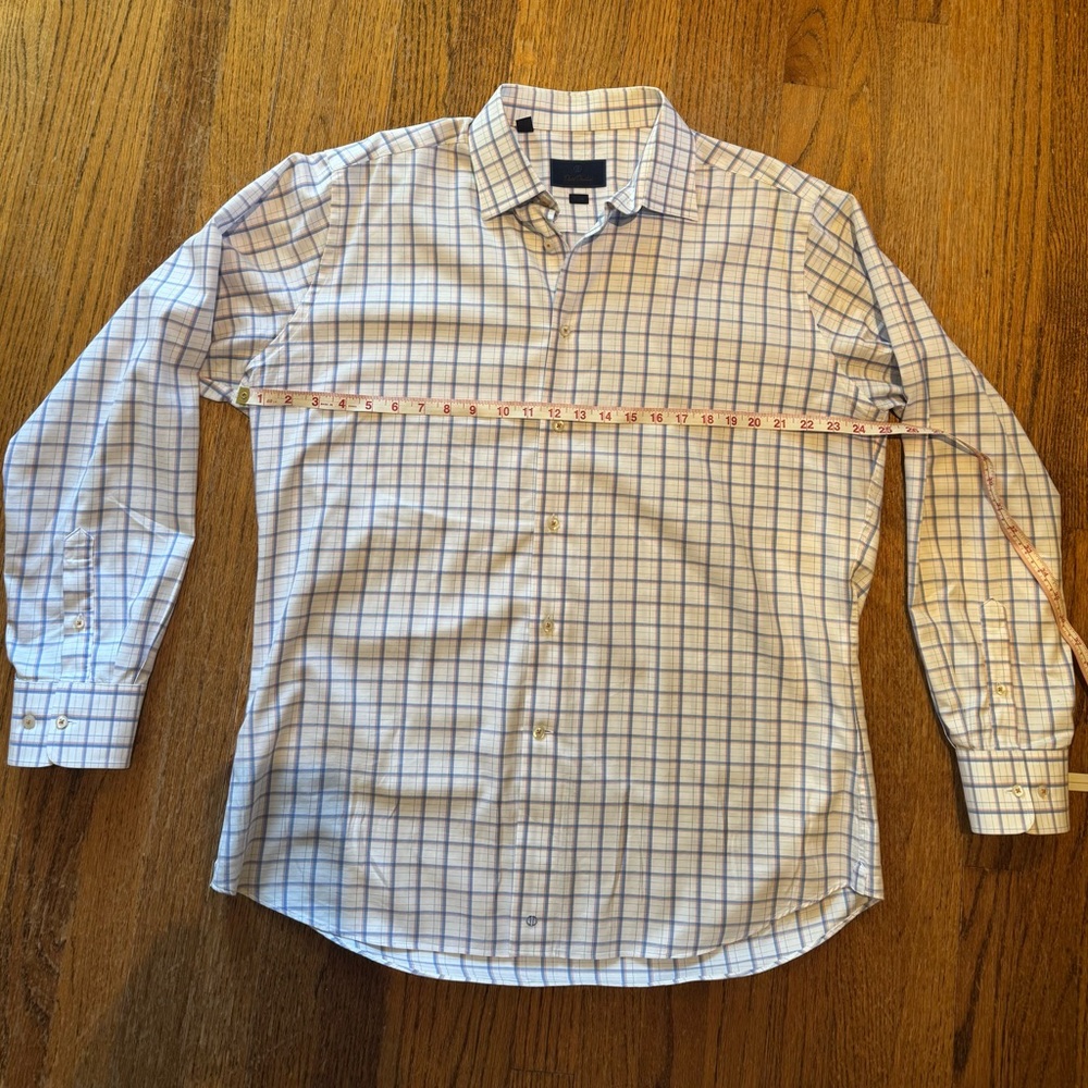 David Donahue Trim Fit Men’s Dress Shirt